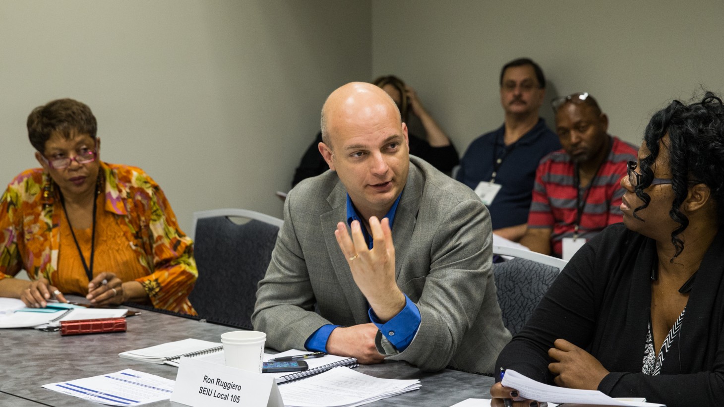 Ron Ruggiero, president of SEIU Local 105 in Colorado