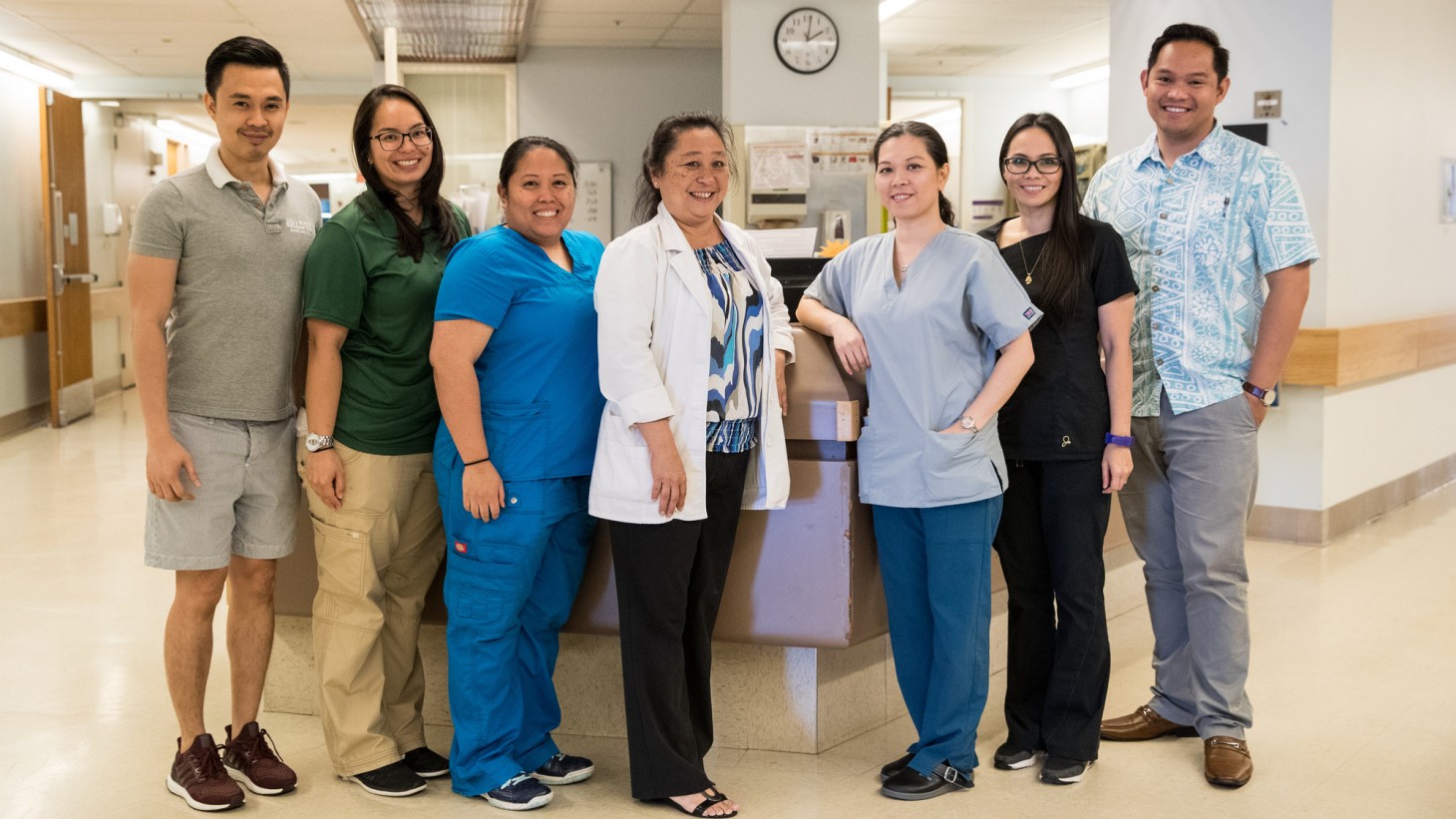 group photo of health care workers